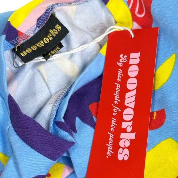 NOOWORKS Tee Dress, Snack Print, XS - Picture 10 of 13